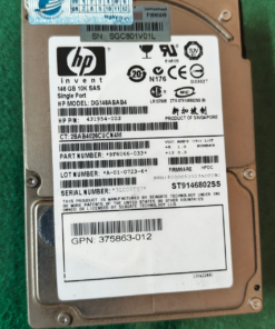 Ổ cứng HP 146GB 10K SAS SFF (DG146BAB4 / ST9146802SS)