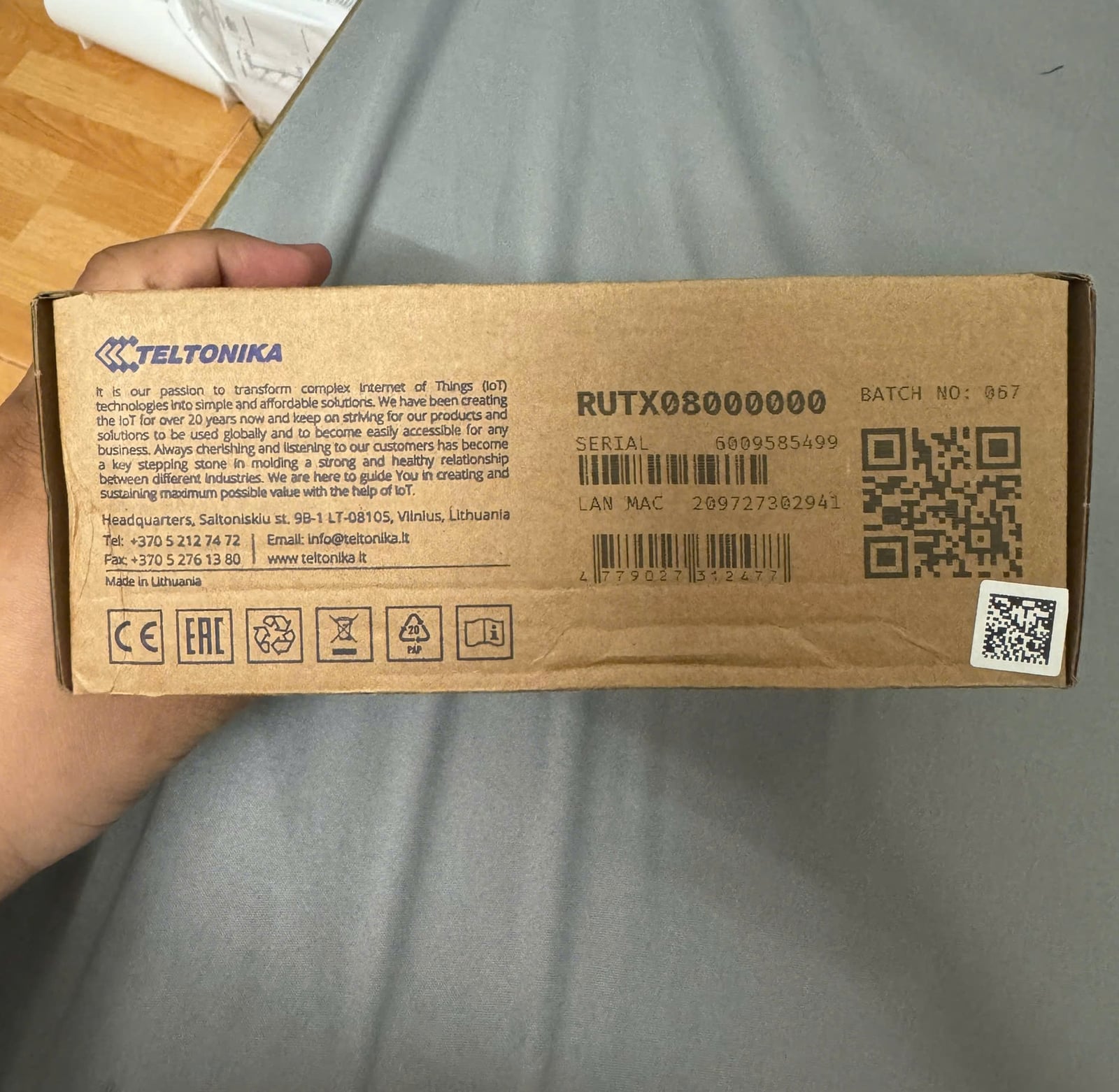 Teltonika RUTX08 mới